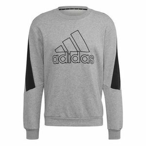 Adidas Men's Crewneck Sweater in Gray and Black